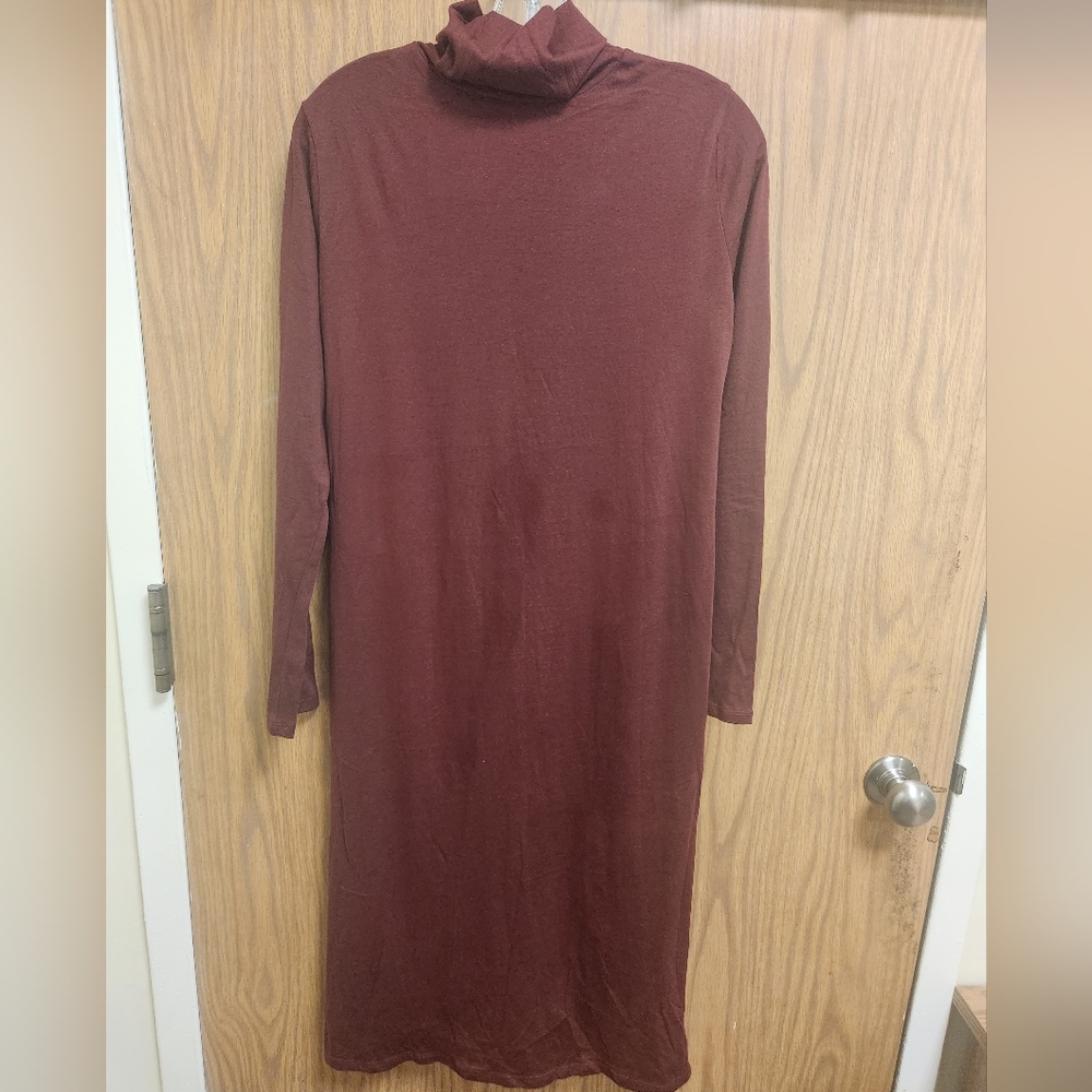 Zara tunic Turtleneck blouse with slits on the sides Sz M. New with tags